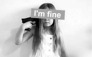 at least once i m fine when someone had ask how are you and you haven ...