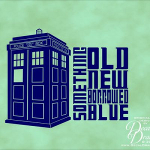 ... old, something new, something borrowed, something blue,vinyl wall