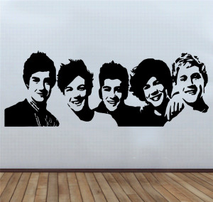 Details about One Direction Celebrity Boy Band Kids Wall Quote Wall ...