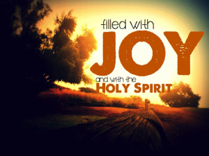 Acts And The Disciples Were Filled With Joy Holy