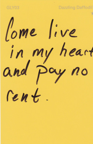 love quote text confession paint sample hand-written young love