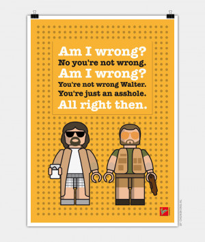 ... fun: my lego mini fig dialogue posters with famous movie characters