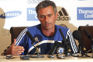 Jose Mourinho in one of the press conference making his funny and ...