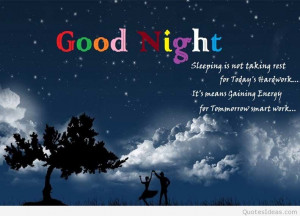 Amazing image Good Night quote message 2015