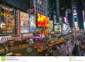times-square-night-new-york-april-traffic-across-april-new-york-city ...