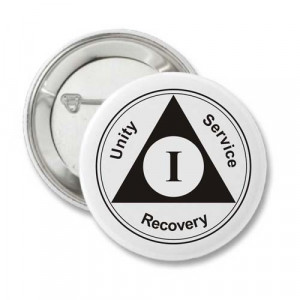 AA Anniversary Recovery Button