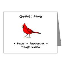 Cardinal Bird Thank You Cards & Note Cards