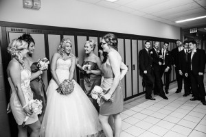 Wedding photos. High school sweethearts.