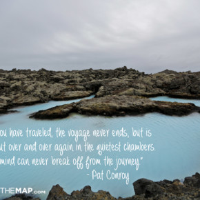 blue lagoon iceland photo inspiration leave a trail photo quote