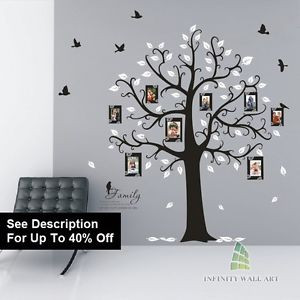Large-Family-Tree-Birds-Photo-Frame-Quotes-Tree-Wall-Stickers-Wall ...