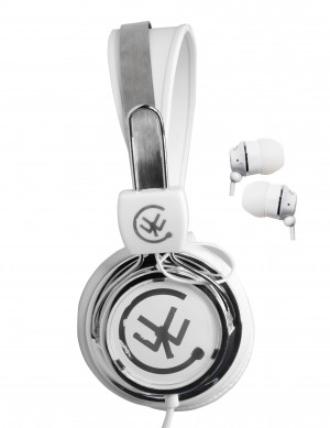 ... Colour Your World Urbanz in and out Lightweight Headphones White Color