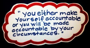 accountability quote, Julette Millien