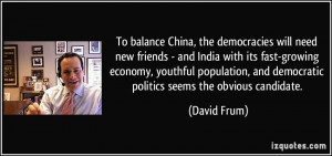 China, the democracies will need new friends - and India with its fast ...