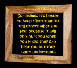 Feelings Quotes Images, Keep Silent Quotes Pics