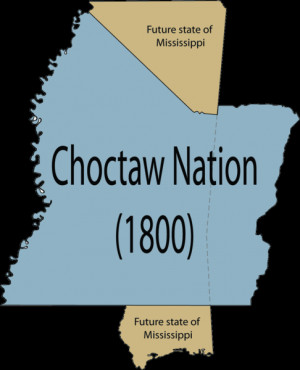 ... Choctaw Nation http://en.wikipedia.org/wiki/File:Choctaw-Nation.png