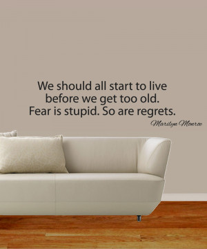 Details about Marilyn Monroe Wall Sticker Quotes Choice of 24 Designs ...