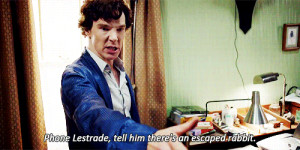 Taking Sherlock quotes out of context is almost as fun as doing it ...