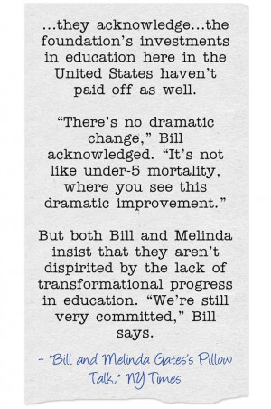 Quote Of The Day: Bill & Melinda Gates On Their Funding For Education ...