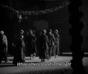 While others stand in the light - The Three Penny Opera (1931)