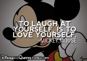 disney, laugh, life, love, mickey, quote, quotes
