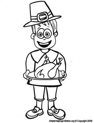 Free Printable Thanksgiving Coloring Pages Pilgrim Hat For Kids