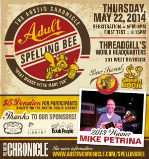 Adult Spelling Bee Event...