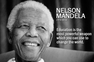 Nelson Mandela – a strong believer in Education