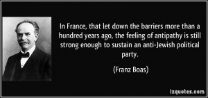 ... antipathy is still strong enough to sustain an anti-Jewish political