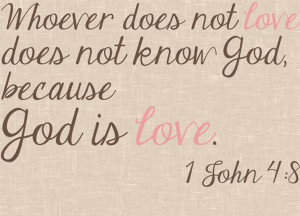 Bible verses about God's love