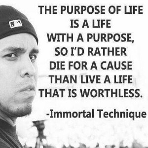 Live with purpose.