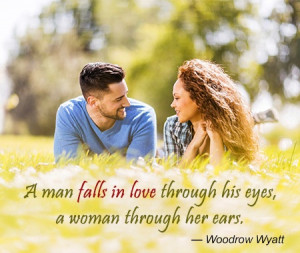 Woodrow Wyatt quote on falling in love