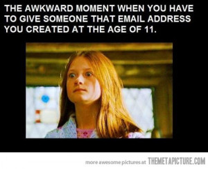 Funny photos funny Ginny Weasley scared face