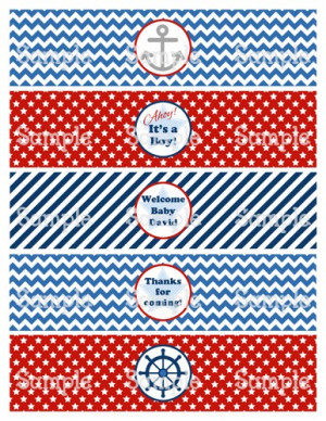 Printable Ahoy! Its a Boy Nautical Baby Shower 2.25