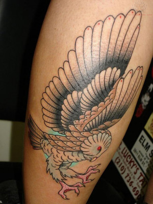 Flying Owl Tattoos