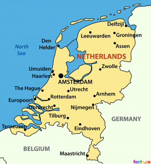 Netherlands On World Map
