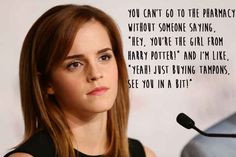 She has a great sense of humour. | 21 Amazing Emma Watson Quotes That ...
