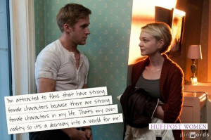 Gosling has a lot of made up feminist quotes on the crazy popular 