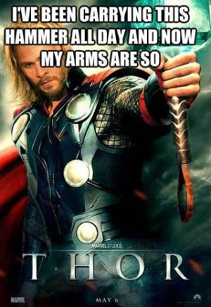 The mighty and thunderous Thor.