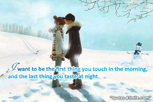 to be the first thing you touch in the morning, and the last thing ...