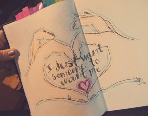 cute, heart, love, quote, you