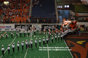 Tiger Idaho State Bengals Mascot Football Tunnel
