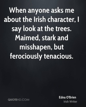 ... at the trees. Maimed, stark and misshapen, but ferociously tenacious