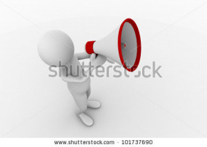 Sports Announcer Microphone Mic announcer - stock photo