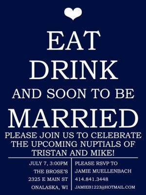 Fun Engagement Party Invitation by WeddingsByJamie on Etsy