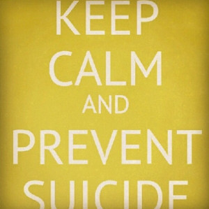Today, September 10th is National Suicide Awareness Day! Dear anyone ...