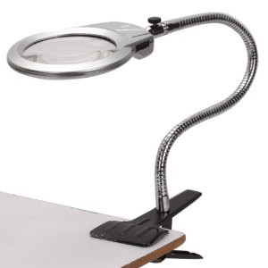 table lamp magnifying glass magnifier lamp with clip