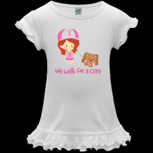 Personalized Walk For A Cure Breast Cancer A-Line Baby Dresses