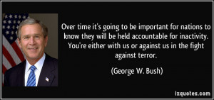 to be important for nations to know they will be held accountable ...