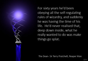 Discworld Quote by Sir Terry Pratchett, by Kim White