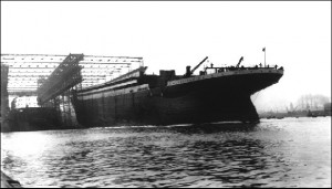 Launching of the Titanic